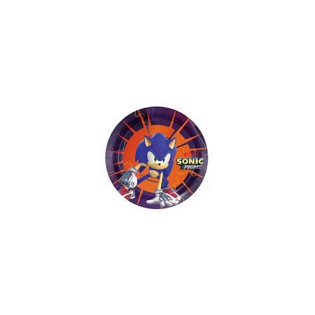 platos sonic prime 8 uds de 18 cm BS10244 8435743002219
