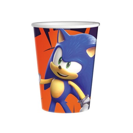 vasos sonic prime 8 uds cumpleaaos BS10245 8435743002226