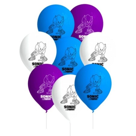 globos sonic latex 8 uds BS10259 8435743002363