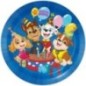 Platos Patrulla Canina cumpleaños 8 uds de 23 cm