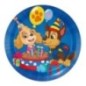 Platos Patrulla Canina cumpleaños 8 uds de 18 cm