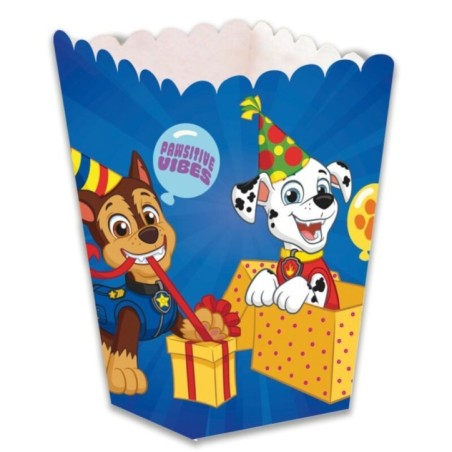 cajita alta palomitas patrulla canina 5x5x12 cm unidad BS10327 8435743003049