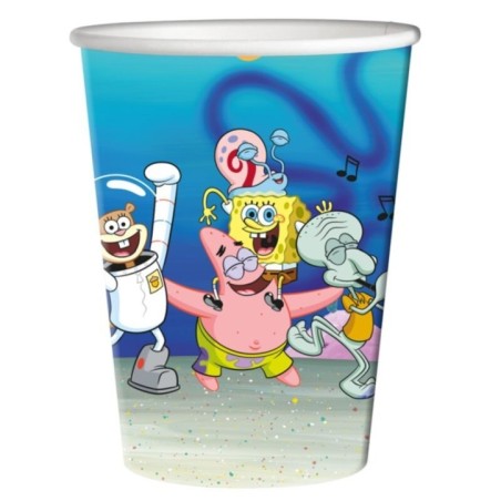 vasos bob esponja 8 uds BS10355 8435743003322