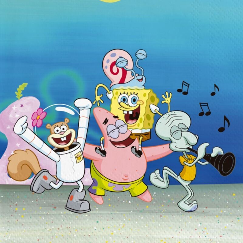 Servilletas Bob Esponja 20 uds 33 cm