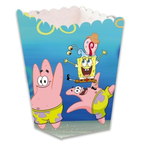 cajita alta bob esponja 5x5x12 cm unidad BS10371 8435743003483