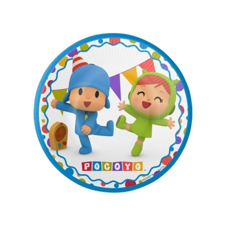 platos pocoyo 8 uds 18 cm cumpleaaos BS10442 0