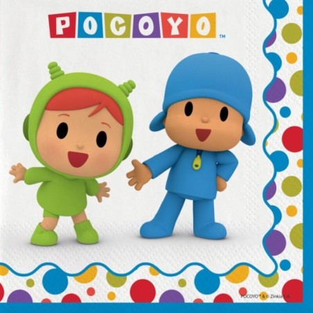servilletas pocoyo cumpleanos 20 uds 33 cm BS10444 8435743004213