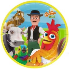 platos la granja de zenon 8 uds de 23 cm BS10485 8435743004326