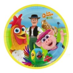 platos la granja de zenon 8 uds de 18 cm BS10486 8435743004633