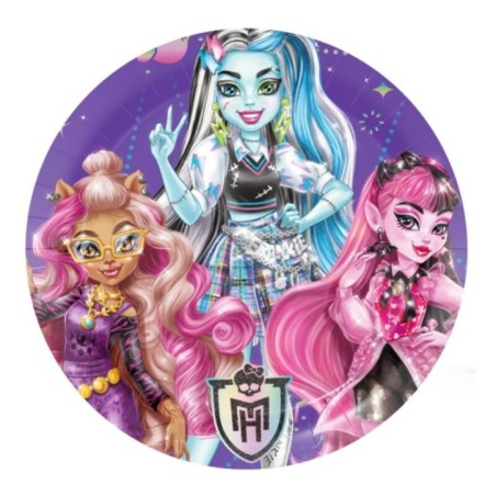platos monster high 8 uds 18 cm BS10554 8435743005241