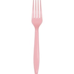 tenedores rosa pastel 24 uds CC010468 73525109084