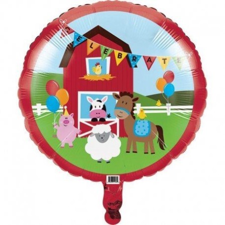 globo animales de la granja 45 cm helio o aire CC045506 39938112622