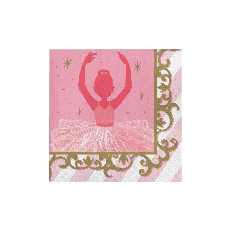 Servilletas Bailarina 16 uds 33 cm