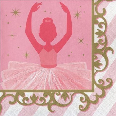 servilletas bailarina 16 uds 33 cm CC322221 39938389468