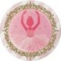 Platos bailarina 8 uds 23 cm