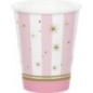 Vasos Bailarina 8 uds rosas y estrellas