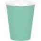 Vasos Verde menta  8 uds de 266 ml