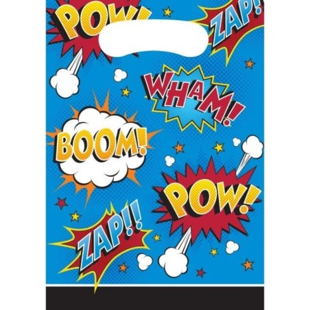bolsas superheroes 8 uds de 56x16 cm CC324839 39938419523