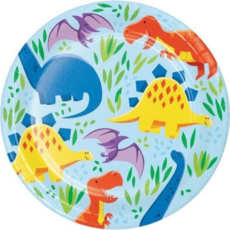 platos dinosaurios para cumpleanos 8 uds 18 cm CC338580 39938604646