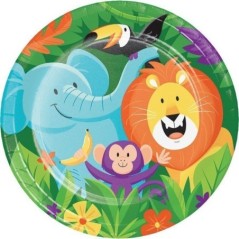 platos jungla safari 8 uds de 23 cm CC339765 39938617660