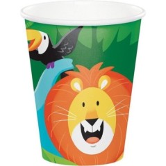 vasos animales jungla safari 8 uds carton CC340118 39938621384