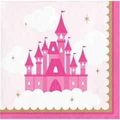 servilletas castillo princesas 16 uds de 25 cm CC344445 39938688684