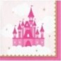 Servilletas Castillo Princesas 16 uds de 25 cm