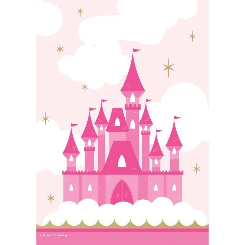 Bolsas chuches cumpleaños castillo princesas 8 uds