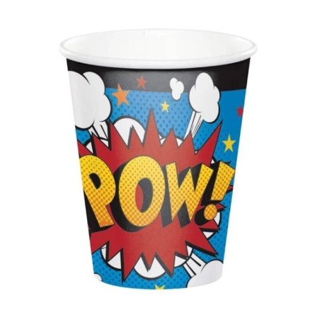 vasos superheroes 8 uds superzings CC344475 39938688981