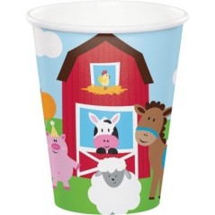 vasos animales de la granja 8 uds CC375506 39938112592