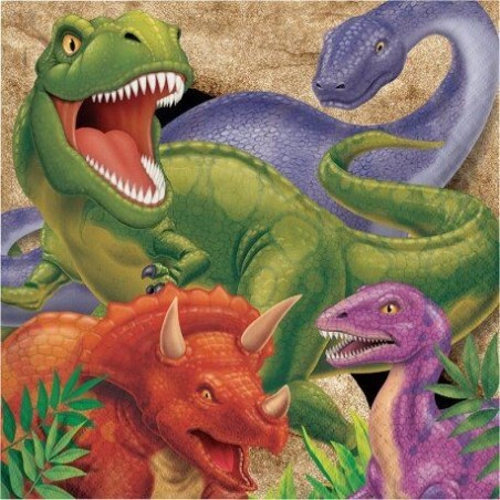 servilletas dinosaurio t rex 16 uds 33 cm CC665012 73525935805