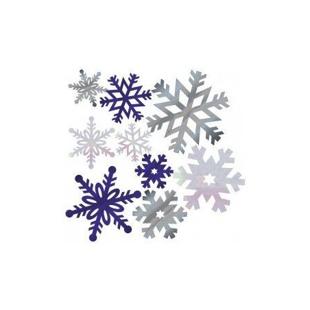 copos de nieve recortables en foil 12 uds CC990004 73525167251