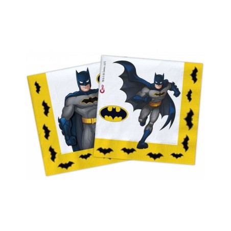 servilletas batman 30 uds 33x33 compostables 20223 8026196202235