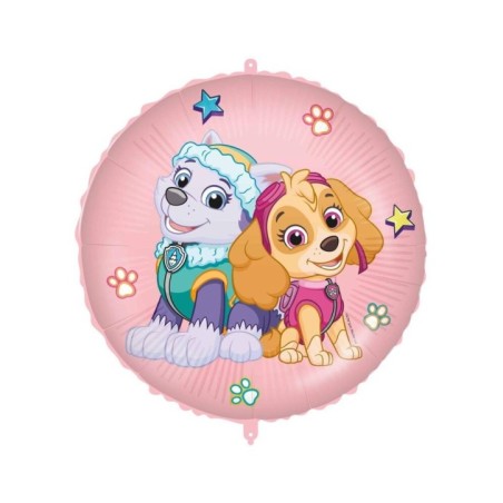 globo patrulla canina rosa foil 45 cm 32034 5201180000000
