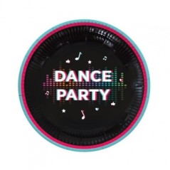 platos tik tok cumpleanos 8 uds 18 cm CV21002 8423138547186