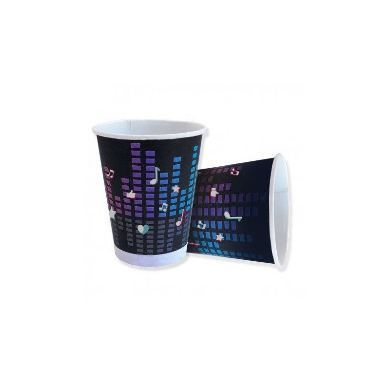 Vasos Tik Tok cumpleaños 8 uds