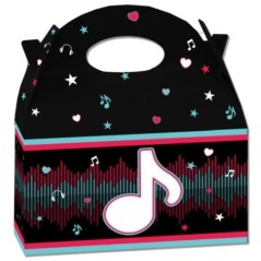 cajita cumpleanos dance party tik tok 16x10x12 cm unidad CV21018 8423138521018