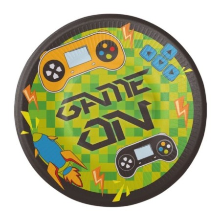 platos gaming viedeojuegos 8 uds 18 cm CV21150 8435708101759