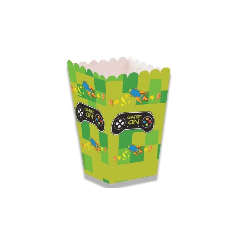 Caja alta cumpleaños gaming viedeojuegos 1 ud 12 cm