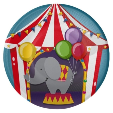 platos circo 8 uds de 23 cm CV21236 8423138551015