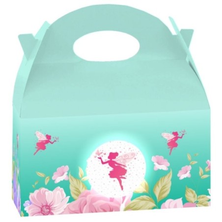 cajita cumpleanos hadas 16x10x12 cm unidad CV21383 8423138549869