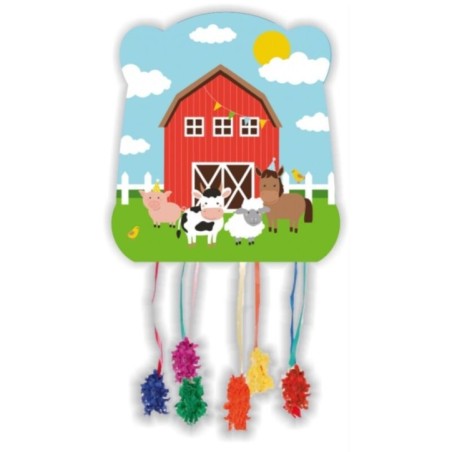 pinata animales de la granja 30x29 cm CV21850 8435708103609