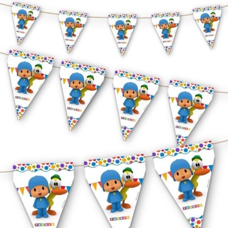 banderin pocoyo para cumpleanos 3 metros CV23509 8435708120132