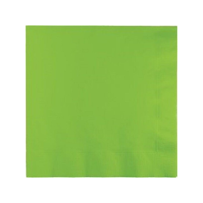 Servilletas Verde lima 20 uds de 33 cm