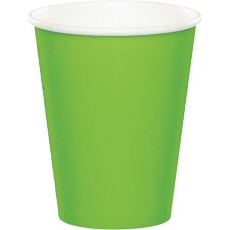 vasos verde lima 8 uds CV40140 8423138540140