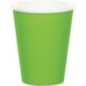 Vasos verde lima 8 uds
