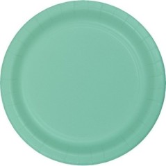 platos verde menta 8 uds 23 cm CV40141 8423138540141