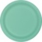 Platos verde menta 8 uds 23 cm