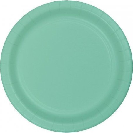 platos verde menta 8 uds de 20 cm carton CV40142 8423138540142