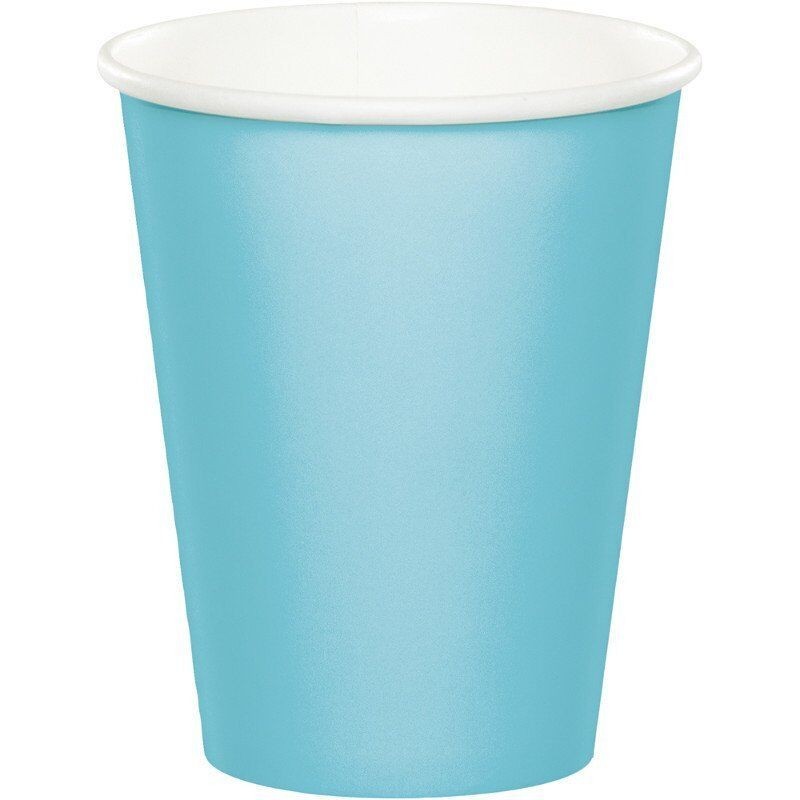 Vasos azules carton 8 uds